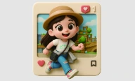 Framed Person Figurine — supplier catalog illustration